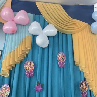 Украшение зала к празднику