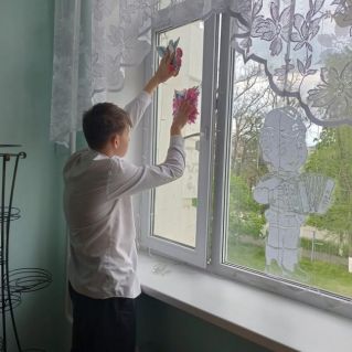 Оформление окон победы