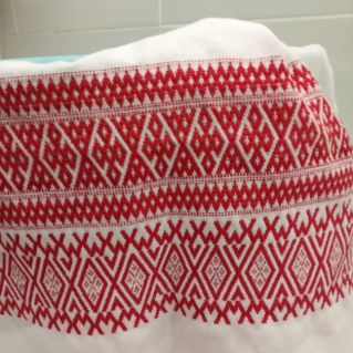 Праздничное полотенце