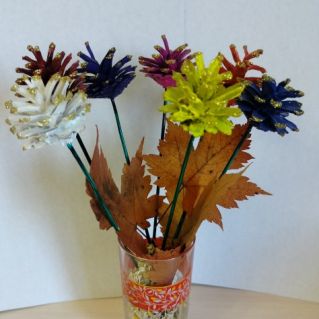 Букет из шишек