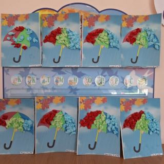 Выставка"Разноцветье осенних зонтиков"