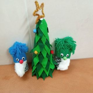 Поделка к Новому году.