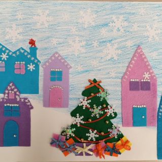 Зимний город