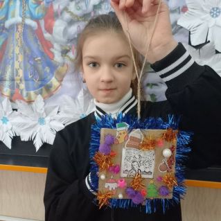 Новогодняя фоторамка