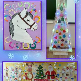 Новогоднее оформление кабинета