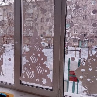 Новогодние окна