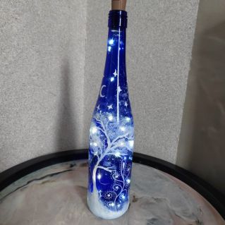 Новогодняя сказка на стекле