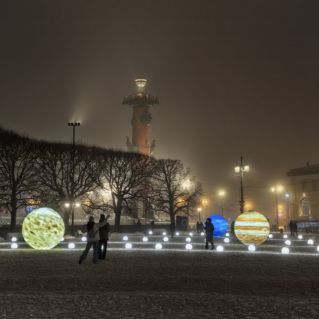 Звездный зимний вечер