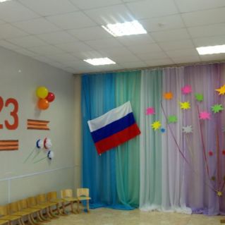 оформление к 23 февраля