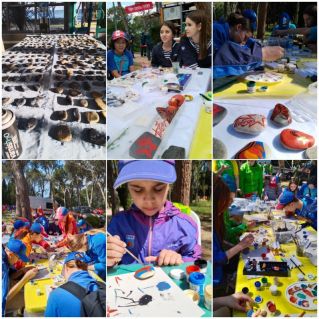 Мастер класс по росписи камней "Память Победы"