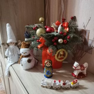 Мастер - класс "Новогодняя композиция"