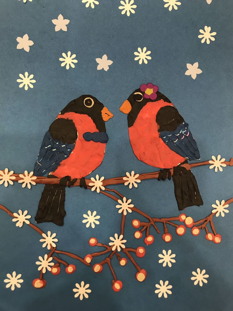 Снегири прилетели