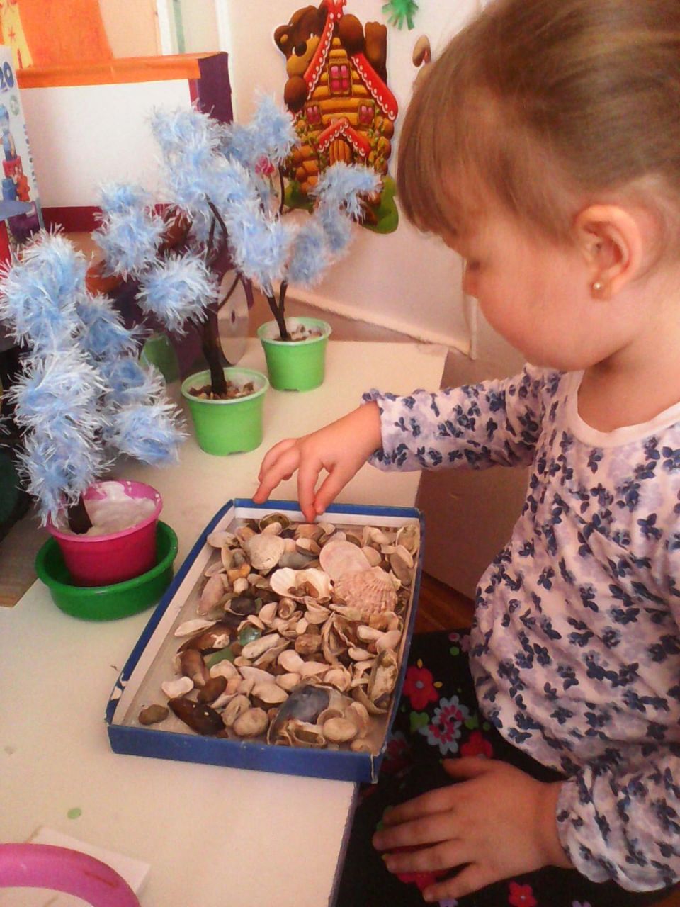 Деревья в снегу