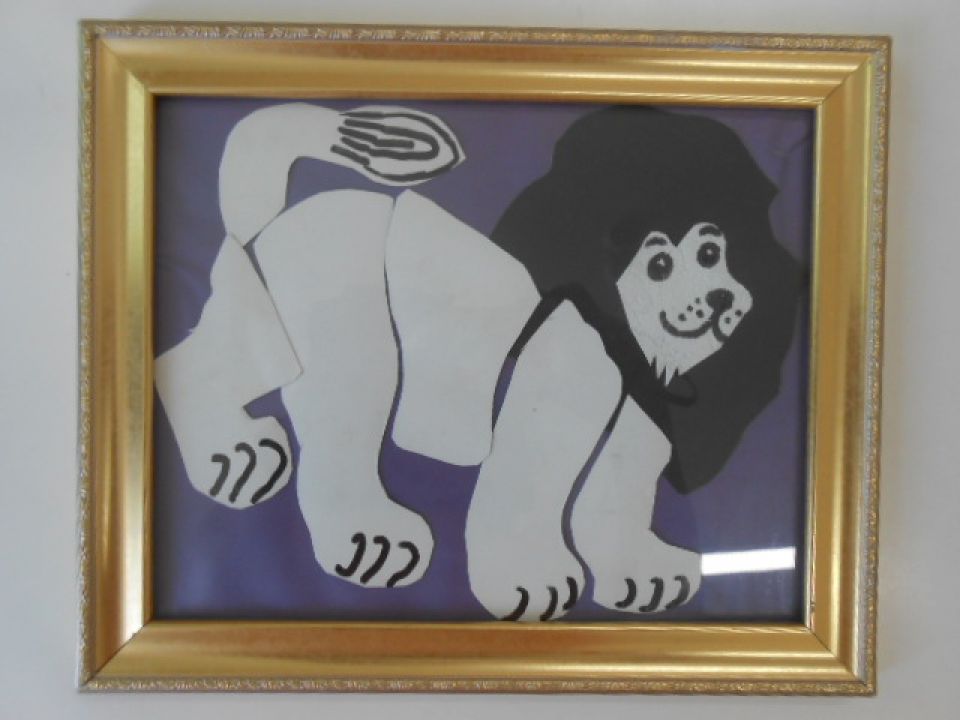 Африканский белый лев