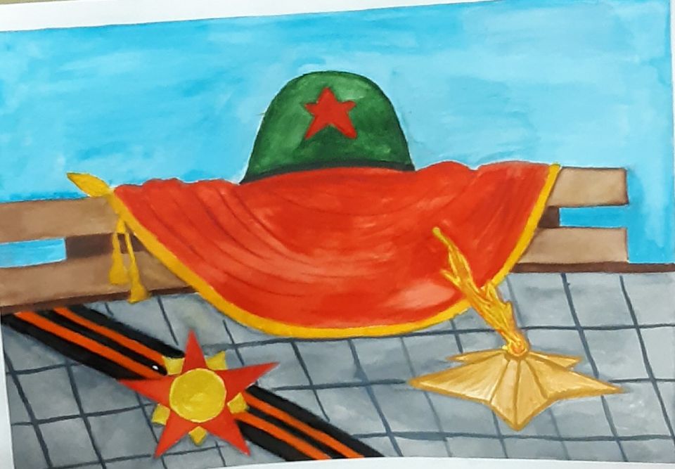 Вечно там огонь горит, тут солдат советский спит
