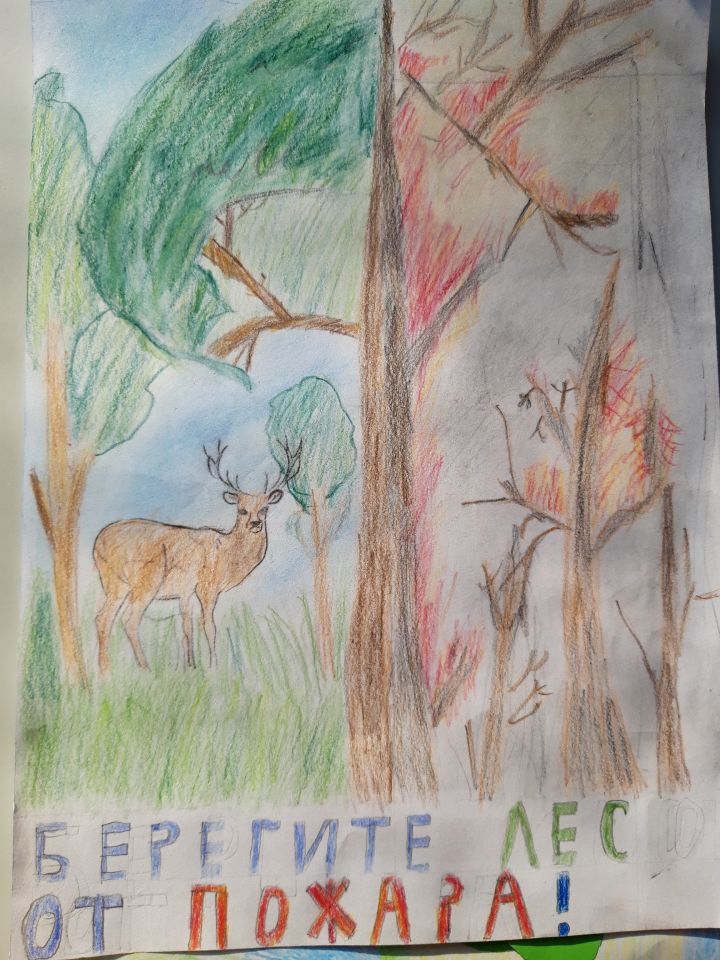 Берегите лес от пожара!