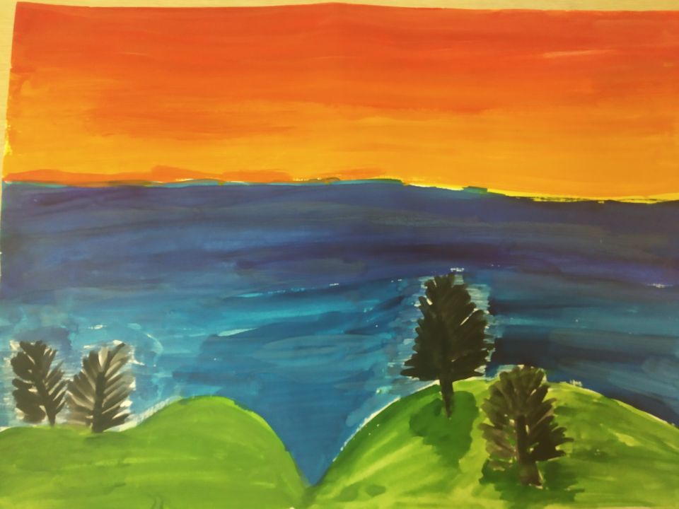 Закат над Амуром