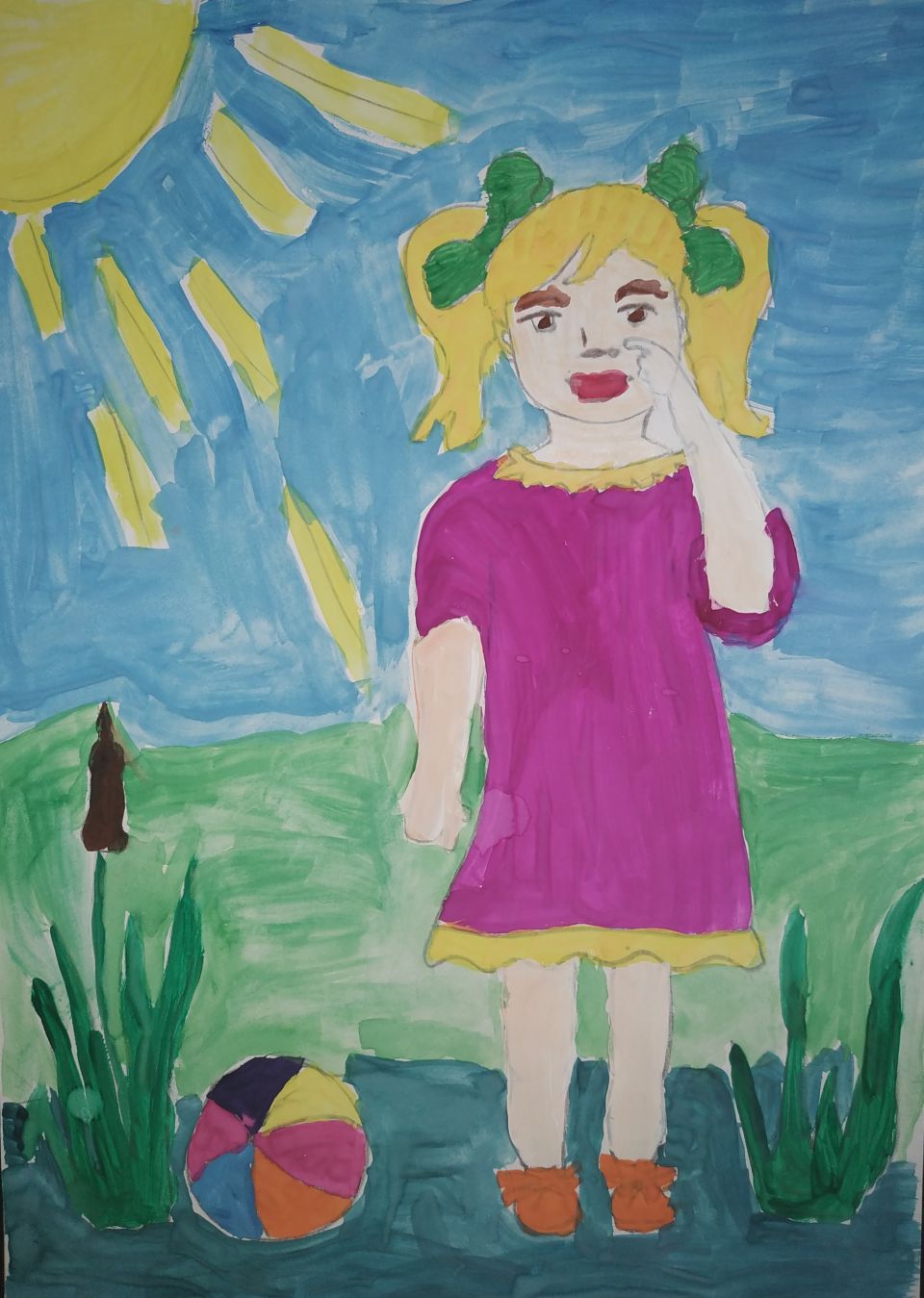 Наша Таня и мячик