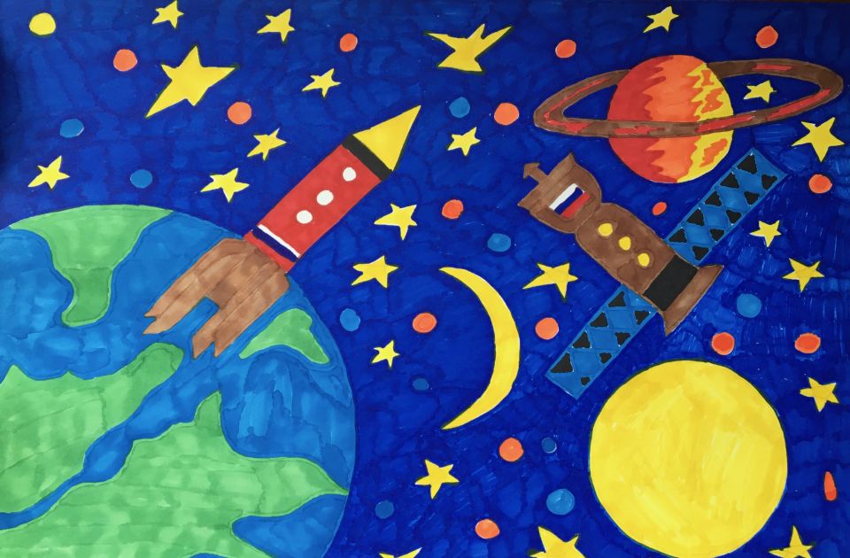 Картина на космическую тему