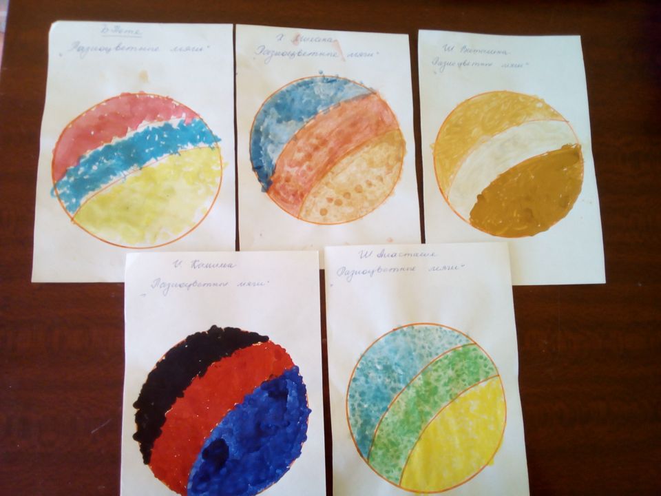 Разноцветные мячи