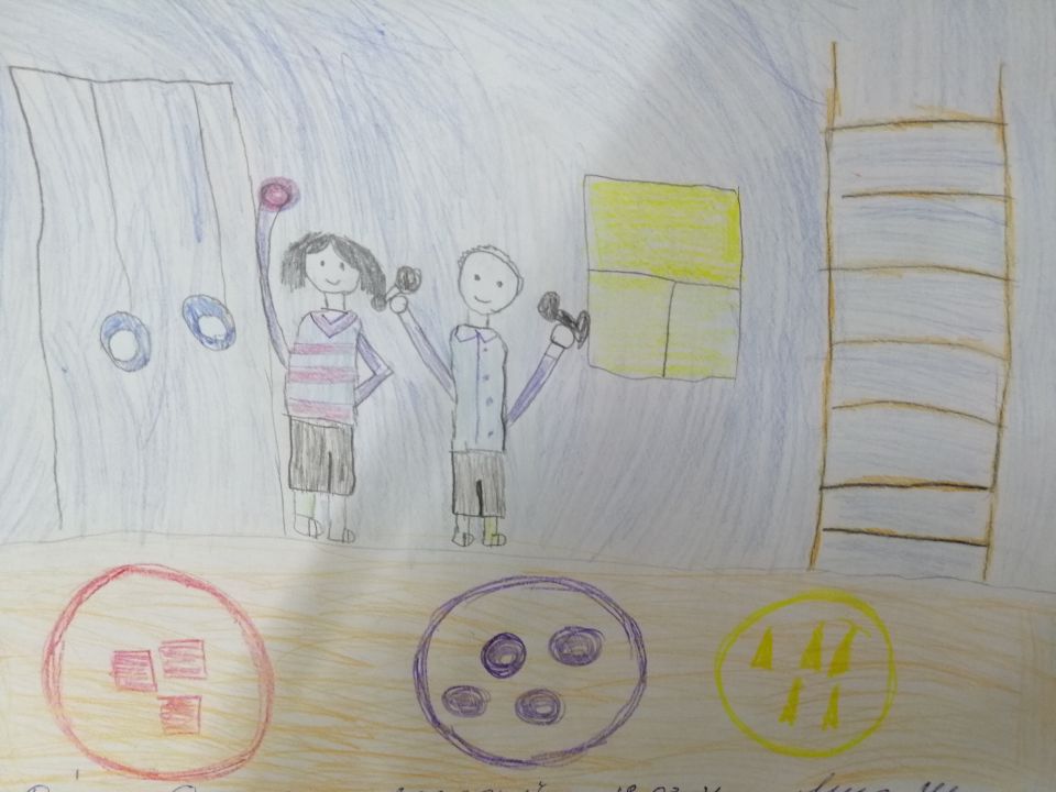 Зарядка в детском саду