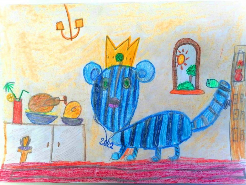 Синий тигр-символ года