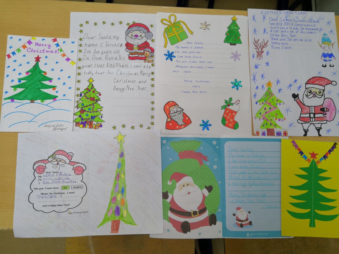 A letter to Santa Claus