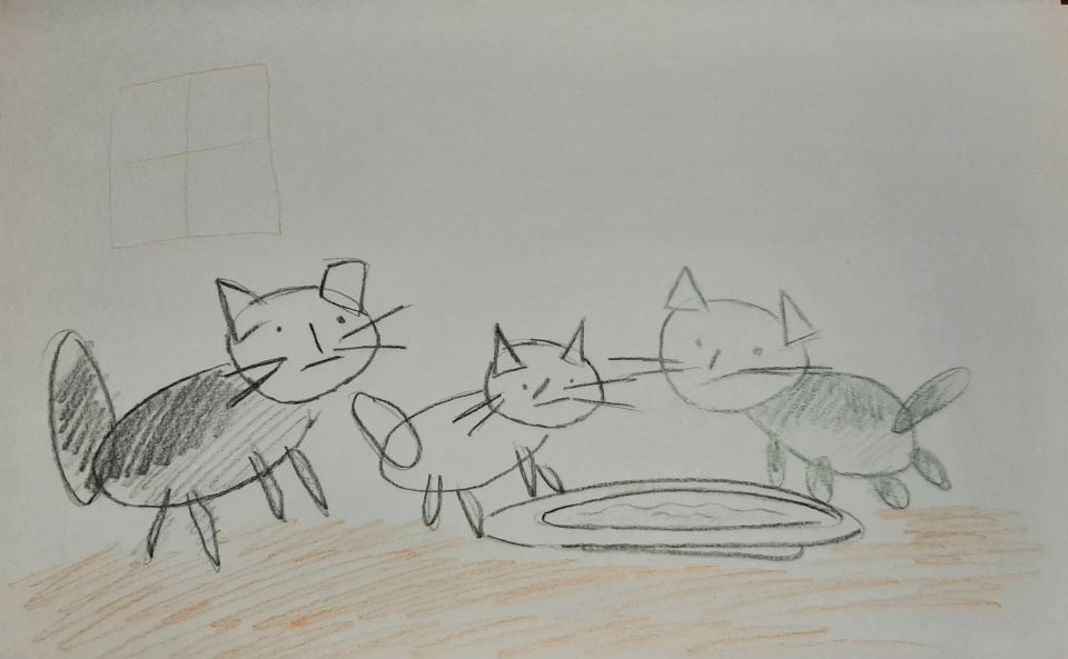 Три котенка