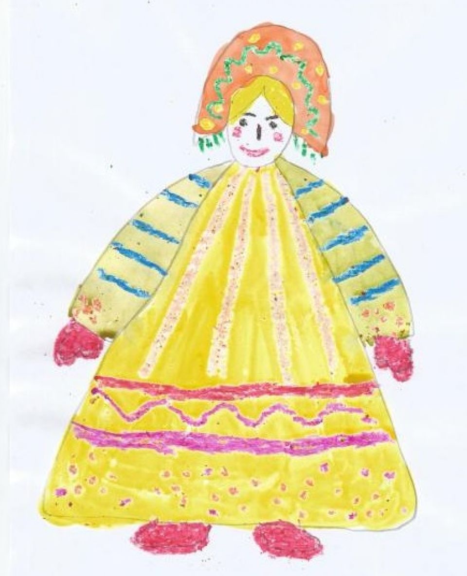Рисунок "Кукла моей мечты"