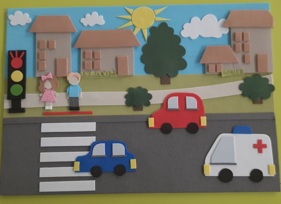 "Чтоб дорогу перейти,нужно светофор найти!"