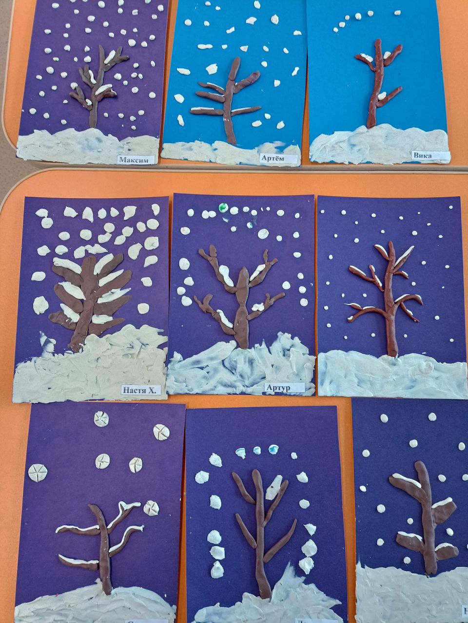 итоговое занятие по изобразительной деятельности по теме "Зима"