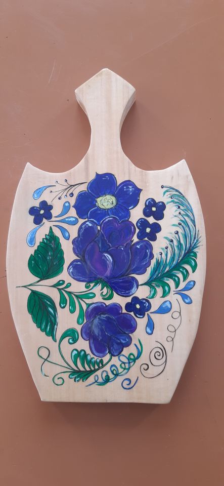 Разделочная доска "Лесные травы"