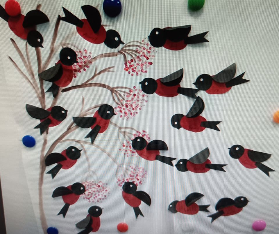 "Снегири на ветке"