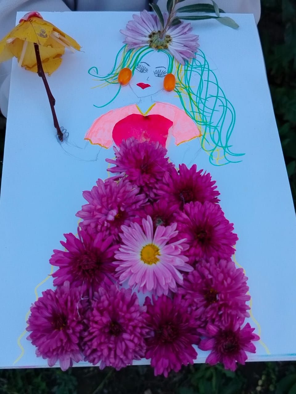 Девушка - осень