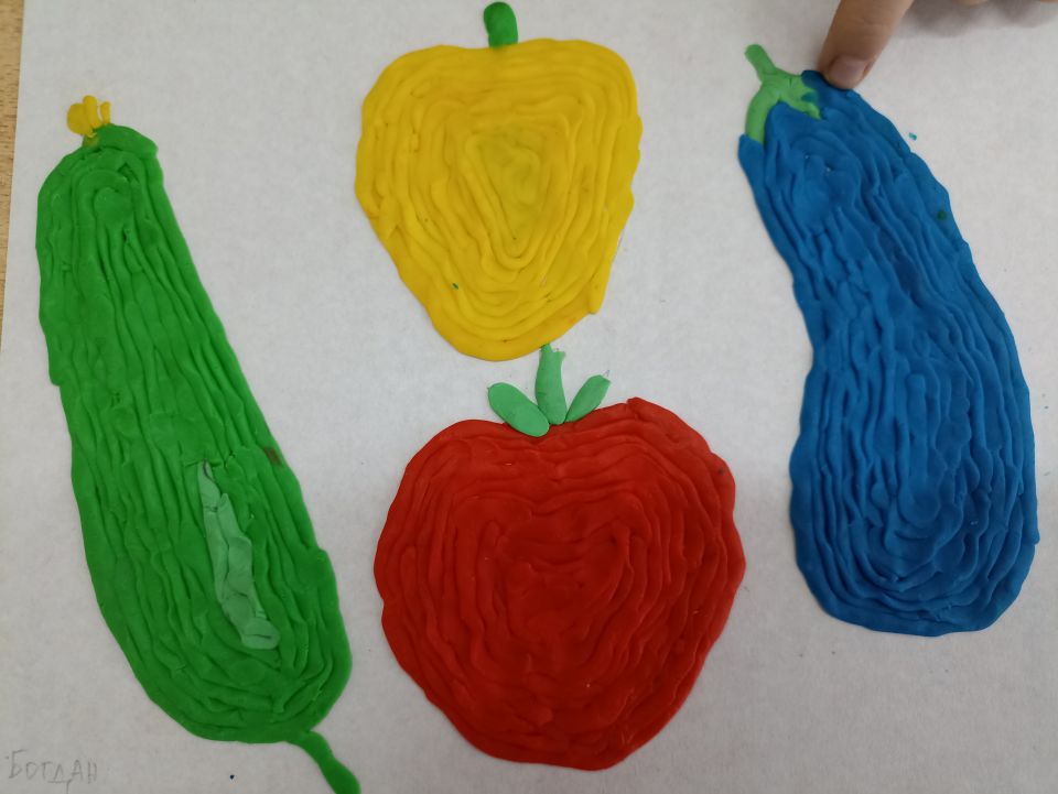 пластилинография "Урожай"