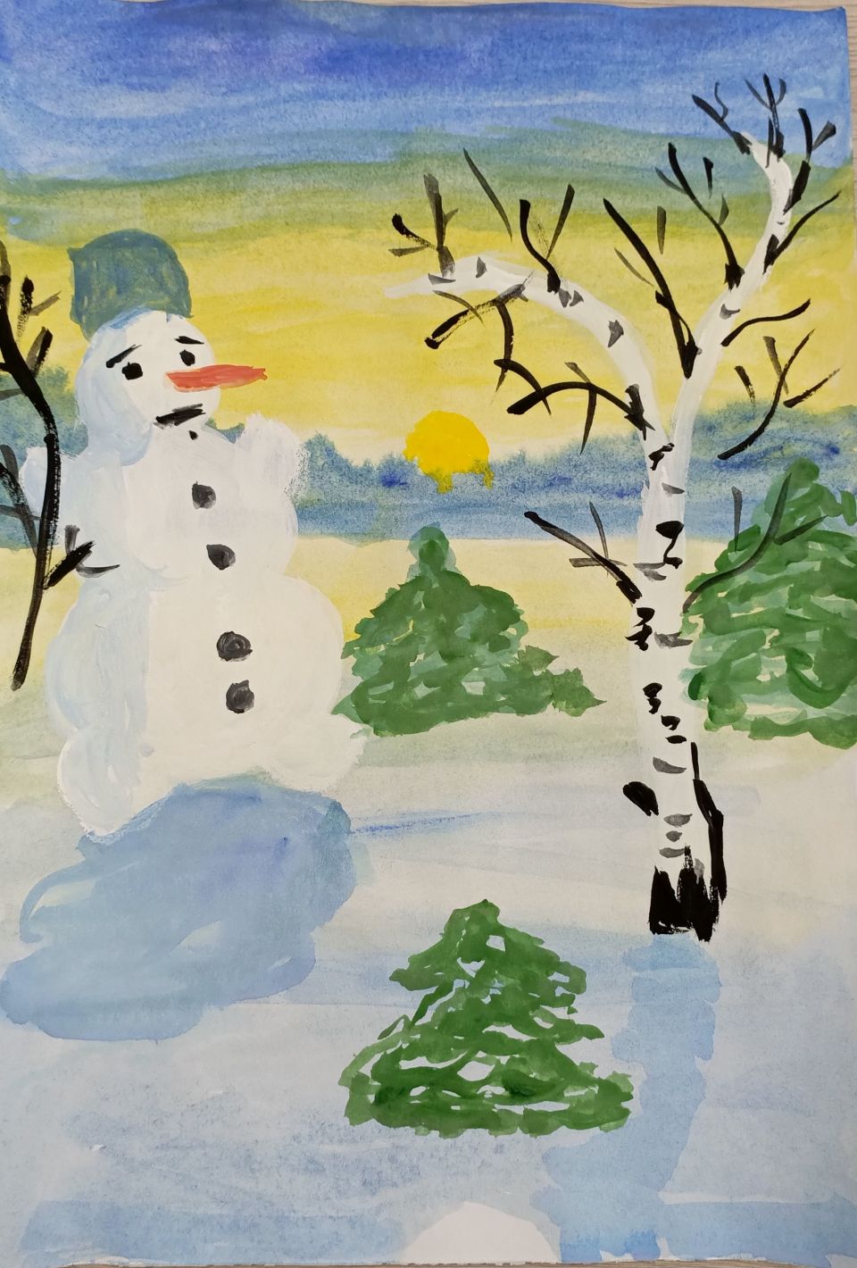 "Веселый снеговик"