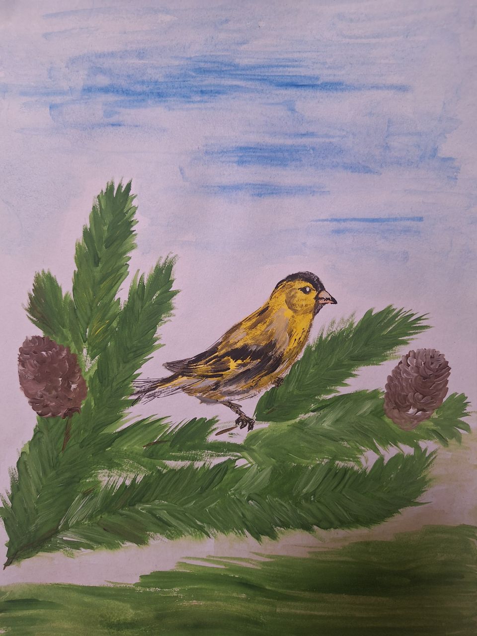 Красивая птица!