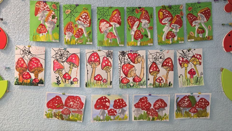 Дружная семейка Мухоморов