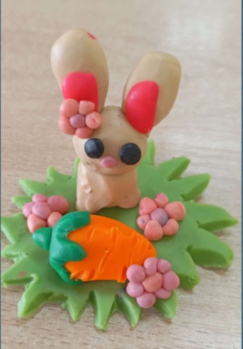 Объёмная аппликация "Мой любимый зайчонок"