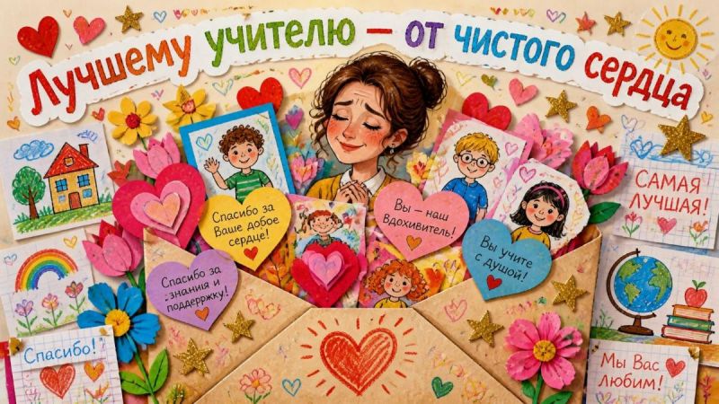 Всероссийский конкурс детского творчества «Лучшему учителю – от чистого сердца»
