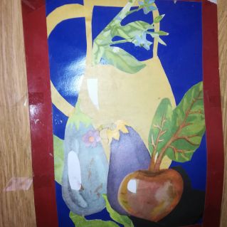 Аппликация "Овощи"