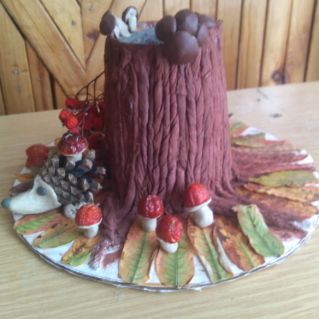 Несу домой осенние дары