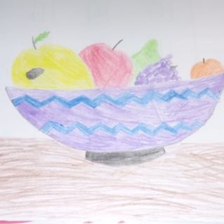 Тарелка с фруктами