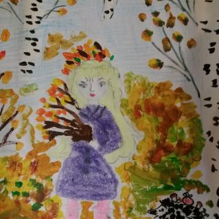 Прогулка в осеннем лесу