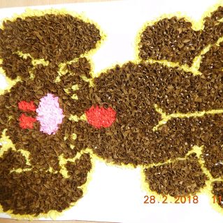 аппликация к сказке Г.Х.Андерсена "Синяя свечка"