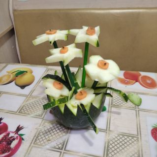 "Букет из кабачка"