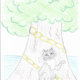 У Лукоморья дуб зеленый