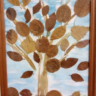 " Осенняя берёзка"