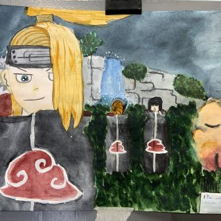 Наруто. Дейдара - покровительница взрыва.