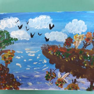 Рисунок "Осенний пейзаж"